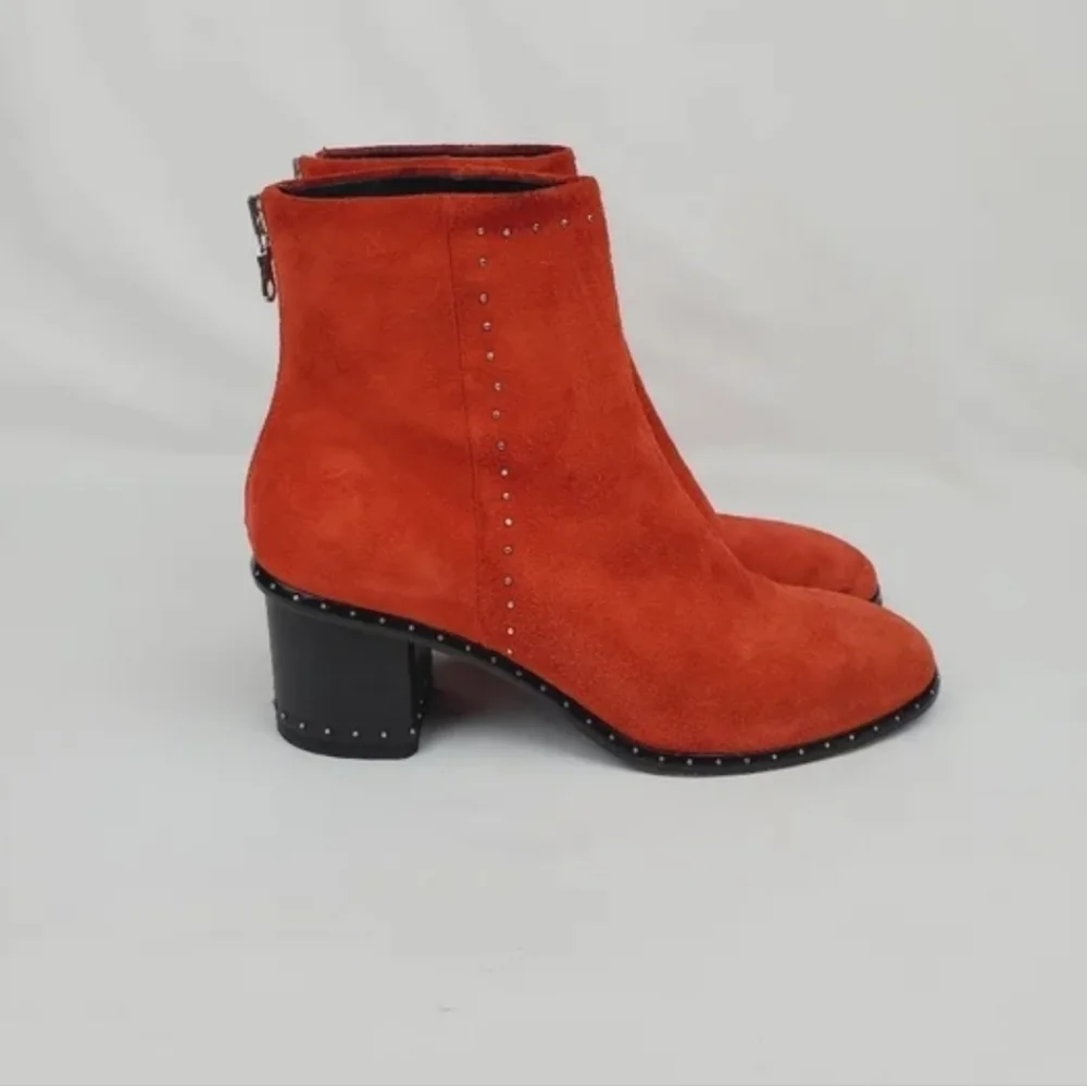 Rag & Bone Willow Stud Chunky Heel Ankle Bootie